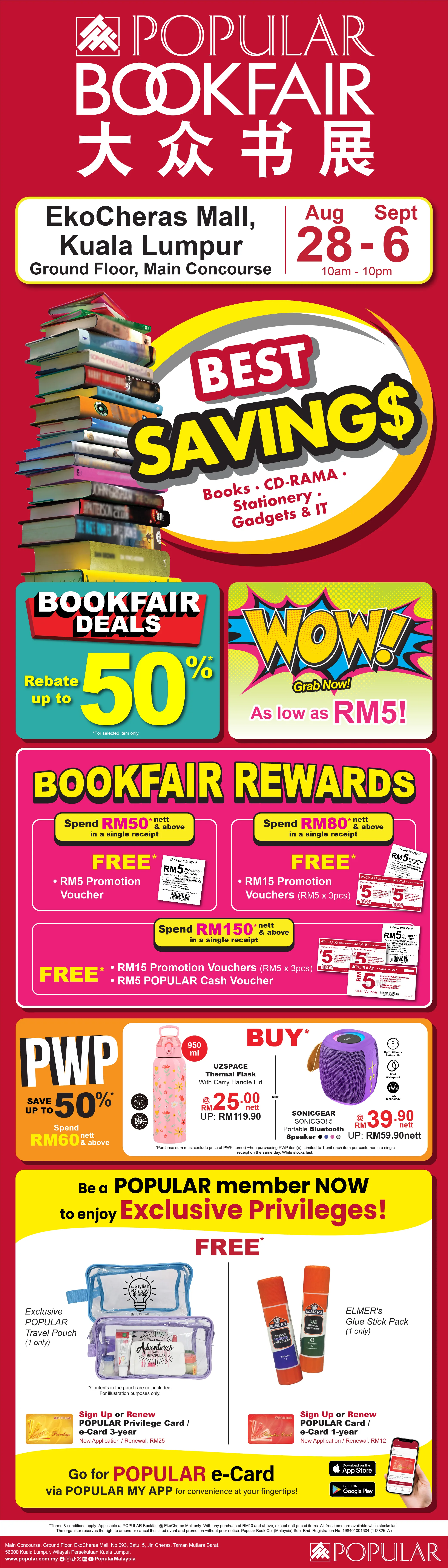 POPULAR Bookfair @ EkoCheras Mall